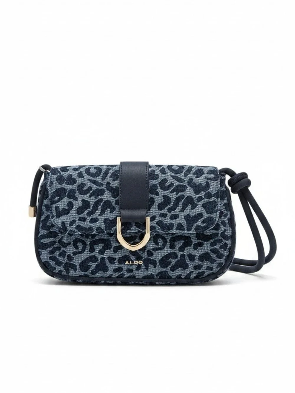 RARE - NWT ALDO Alodalegyn Denim Leopard Print Shoulder Bag – Trendy Y2K